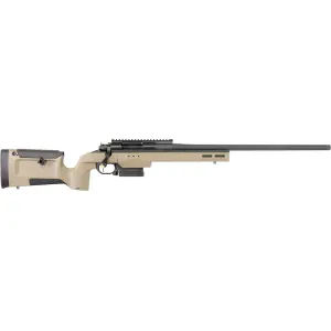 LaRue Tactical Siete Bolt Action Rifle 6.5 PRC 24" Fluted Matte Threaded Barrel Matte Frame Flat Dark Earth Precision Stock