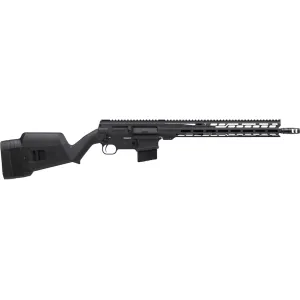 CMMG DISSENT Br4 Semi Automatic Rifle 338 Advanced Rifle Cartridge (338 ARC) 16.1" Black Threaded Barrel Armor Black Frame Black Field Stock
