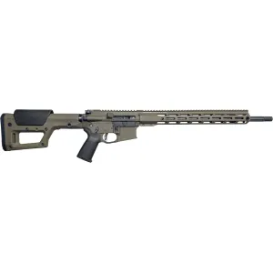 Rise Armament Watchman XR Semi Automatic Rifle 22 Advanced Rifle Cartridge (22 ARC) 18" Fluted Black Threaded Barrel Patriot Brown Frame Patriot Brown Adjustable Stock