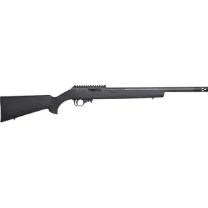 Volquartsen Superlite Semi Automatic Rifle 17 Hornady Magnum Rimfire (HMR) 18" Carbon Fiber Threaded Barrel Black Frame Black Field Stock