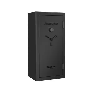 Remington Gun Club Gun Safe 26 Gun Black Gloss Hammertone