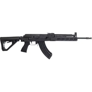 Century Arms Sharps MB47 Semi Automatic Rifle 7.62x39mm 16.25" Black Threaded Barrel Black Frame Black Pistol Grip