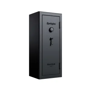 Remington Gun Club Gun Safe 20 Gun Black Gloss Hammertone