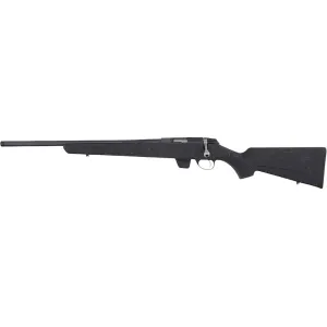 Tikka T1x Roughtech Bolt Action Rifle 17 Hornady Magnum Rimfire (HMR) Left Hand 20" Blued Threaded Barrel Blued Frame Emerald Field Stock