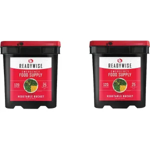 ReadyWise 240 Serving Vegetable Freeze Dried Food Kit
