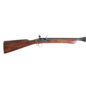 Traditions Blunderbuss Flintlock Muzzleloading Rifle 54 Caliber 16" Blued Barrel Wood Stock
