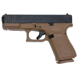 Glock 19 Gen 5 Lipsey's Exclusive 9mm Luger Pistol 4" Barrel 15+1 Round Black Slide Flat Dark Earth Grip Flat Dark Earth Frame