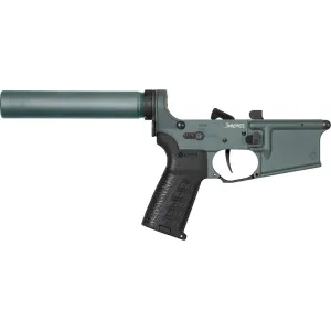 CMMG BANSHEE Mk4/AR15 Complete Lower Receiver ZEROED Trigger Pistol Tube Charcoal Green