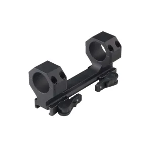 American Defense Delta QD 1-Piece Picatinny Scope Mount 30mm Rings Titanium Lever Matte Black