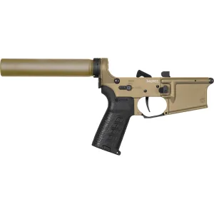 CMMG BANSHEE Mk4/AR15 Complete Lower Receiver ZEROED Trigger Pistol Tube Coyote Tan