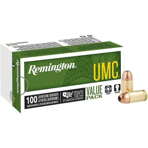 Remington UMC 380 ACP Ammo 88 Grain Jacketed Hollow Point Case of 600 (6 Boxes of 100)