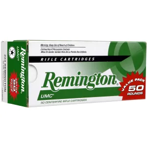 Remington UMC 223 Remington Ammo 55 Grain Full Metal Jacket Case of 400 (8 Boxes of 50)