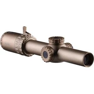 Primary Arms SLx Gen IV Rifle Scope 1-6x 24mm Illuminated Red ACSS Nova Fiber Wire Reticle Flat Dark Earth