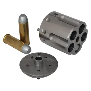 Howell Pietta 1858 Remington Army Steel Frame 45 Colt (Long Colt) Conversion Cylinder 5 Round Stainless Fluted