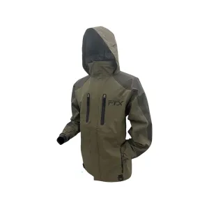 Frogg Toggs Men's FTX Elite Rain Jacket Brown and Stone Medium