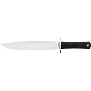 Cold Steel Trail Master Bowie Fixed Blade Knife 9.5" Bowie CPM-3V Polished Blade Griv-Ex Handle Black