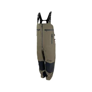 Frogg Toggs Men's FTX Elite Rain Bibs Brown and Stone Medium