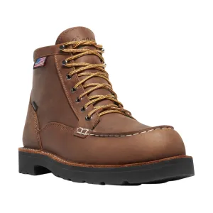 Danner Bull Run Moc Toe GTX Work Boots Leather Tobacco Men's 14 D