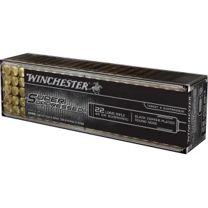 Winchester Super Suppressed 22LR Ammo 45 Grain Round Nose Case of 2000 (20 Boxes of 100)