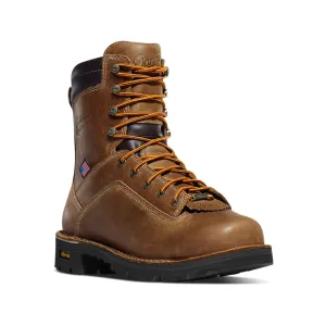 Danner Men's Quarry USA 8" Waterproof Work Boots Leather Distressed Brown 11.5 EE