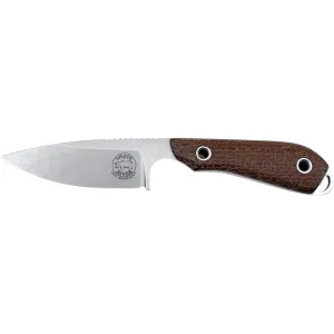 White River Knives M1 Caper Fixed Blade Knife 3" Drop Point CPM MagnaCut Stonewashed Blade Micarta Handle Natural