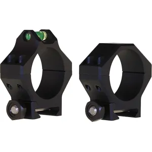Hawkins Precision Ultra-Light Tactical 35mm Picatinny Style Scope Rings Aluminum Matte Black Extra-High