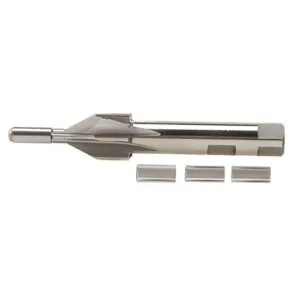 PTG 60-Degree Center Reamer with 22 Caliber to 6mm 4 Pilot Set (.217, .218, .219, .236)