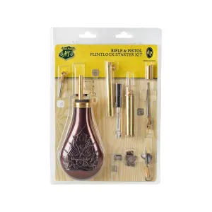 Pedersoli Black Powder Flintlock Pistol & Rifle Starter Kit