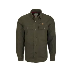 McAlister Men's Waxed Shirt Jacket Olive Large