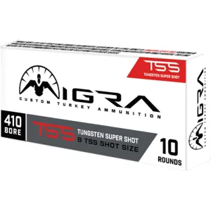 Migra Custom Turkey 410 Ammo 3" #9 TSS Shot 7/8 oz Box of 10