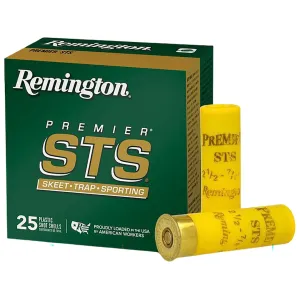 Remington Premier STS Target 20 Gauge Ammo 2-3/4" #8 Lead Shot 7/8 oz Case of 250 (10 Boxes of 25)