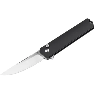 Boker Knives Kwaiken Compact Pocket Knife 3.03" Drop Point CPM MagnaCut Satin Blade Aluminum Handle Black