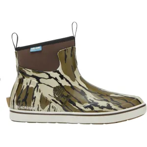LaCrosse Alpha 6" Deck Boots Rubber Mossy Oak Original Bottomland Men's 10 D
