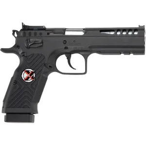 Tanfoglio Stock Master Xtreme 9mm Luger Pistol 4.75" Barrel 17+1 Round Black