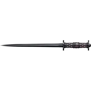 Cold Steel Rondel Dagger Fixed Blade Knife 11.5" 1065 Black Blade Rosewood Handle