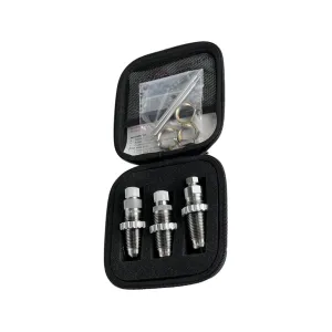 Double Alpha Carbide 40 S&W Sizing, Bullet Seating, Factory Crimp 3 Die Set