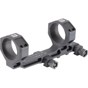 Badger Ordnance Condition One Modular 1-Piece Cantilever Picatinny Scope Mount 34mm Rings Matte Black 1.54" NV-Height