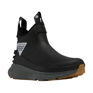 Columbia PFG Pro Sport Deck Boots Rubber Black/Gray Ice Men's 12 D