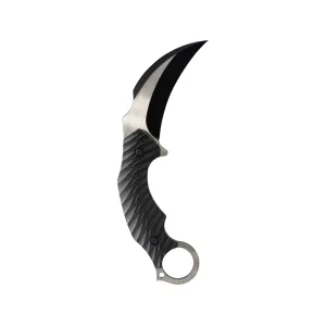 Skallywag Tactical Deep 6 Karambit Fixed Blade Knife 5" Karambit 440C Black PVD Blade G-10 Handle Black