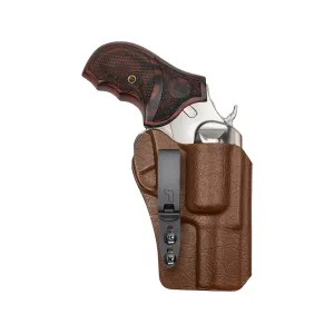 Tulster RATH IWB Holster Ambidextrous Ruger SP101 2.25" 357 Kydex Tru-Hide Whiskey