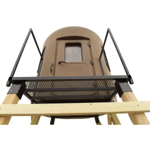 Banks Outdoors Box Blind Deck Plate Steel Black