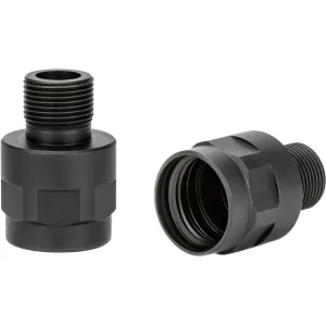 Griffin Armament EZ-LOK Universal Fixed Barrel Direct Thread to EZ-LOK Adapter 22 Caliber 1/2"-28 Thread Stainless Steel Nitride