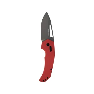 SOG Prohen XR Pocket Knife 3.35" Drop Point D2 Gray PVD Blade G-10 Handle Red
