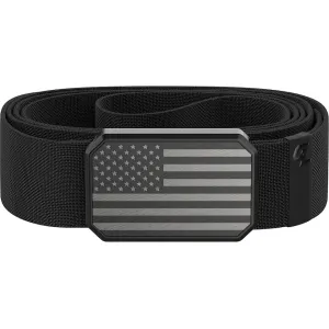 Groove Life Men's Groove Hero Flag Belt Black/Black One Size Fits Most