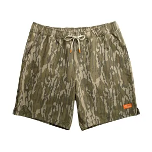 Marsh Wear Men's Fulton Volley Shorts Mossy Oak Original Bottomland Large