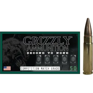 Grizzly Cartridge Sub-Sonic 300 AAC Blackout (7.62x35mm) Ammo 220 Grain Full Metal Jacket Box of 50