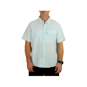 AFTCO Men's Air O Mesh Tech Shirt Quiet Tide Medium
