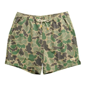 Marsh Wear Men's Fulton Volley Shorts Green Mallard Camo Large