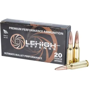 Lehigh Defense Controlled Chaos 6.5 Grendel Ammo 110 Grain Fragmenting Hollow Point Lead Free Box of 20