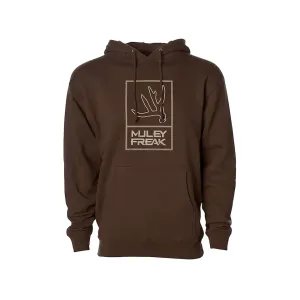 Muley Freak Men's Buck Shed Hoodie Dark Brown 2XL